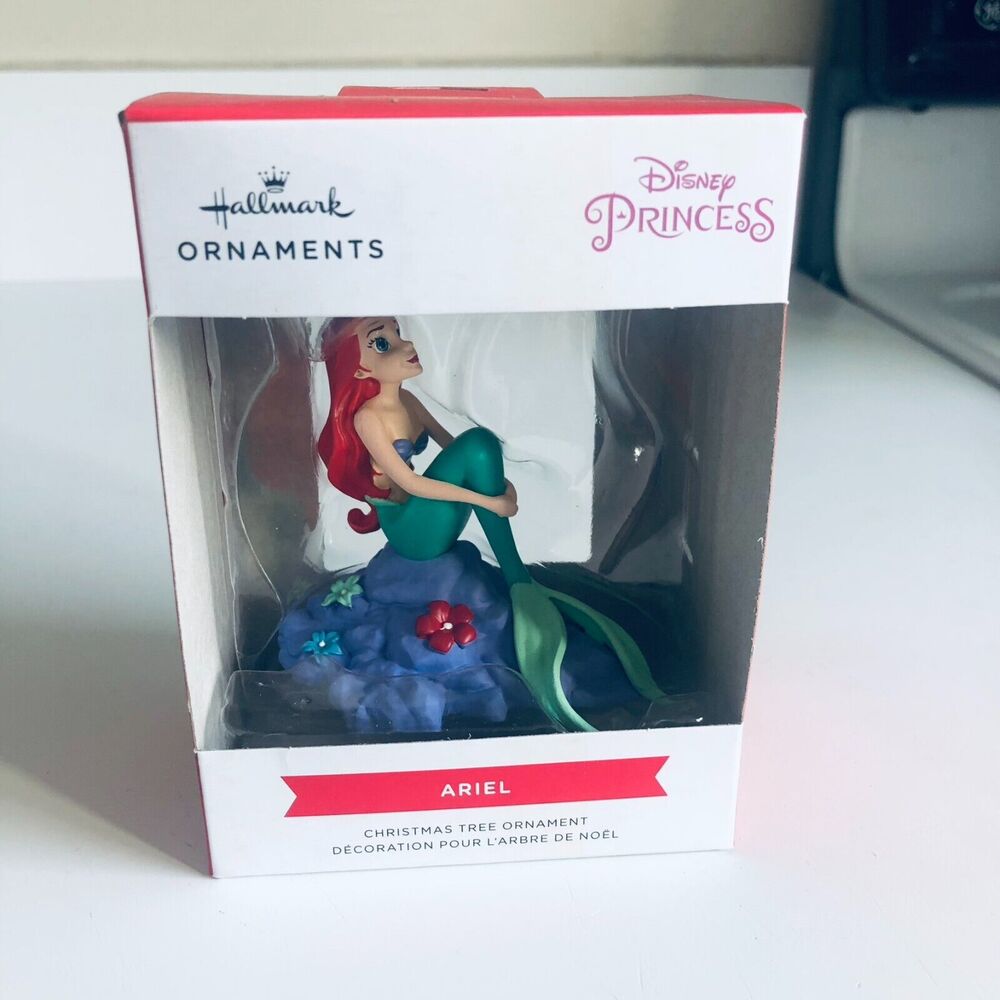 Hallmark The Little Mermaid Ariel Christmas Tree Ornament New in Box Good